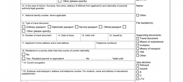 application form